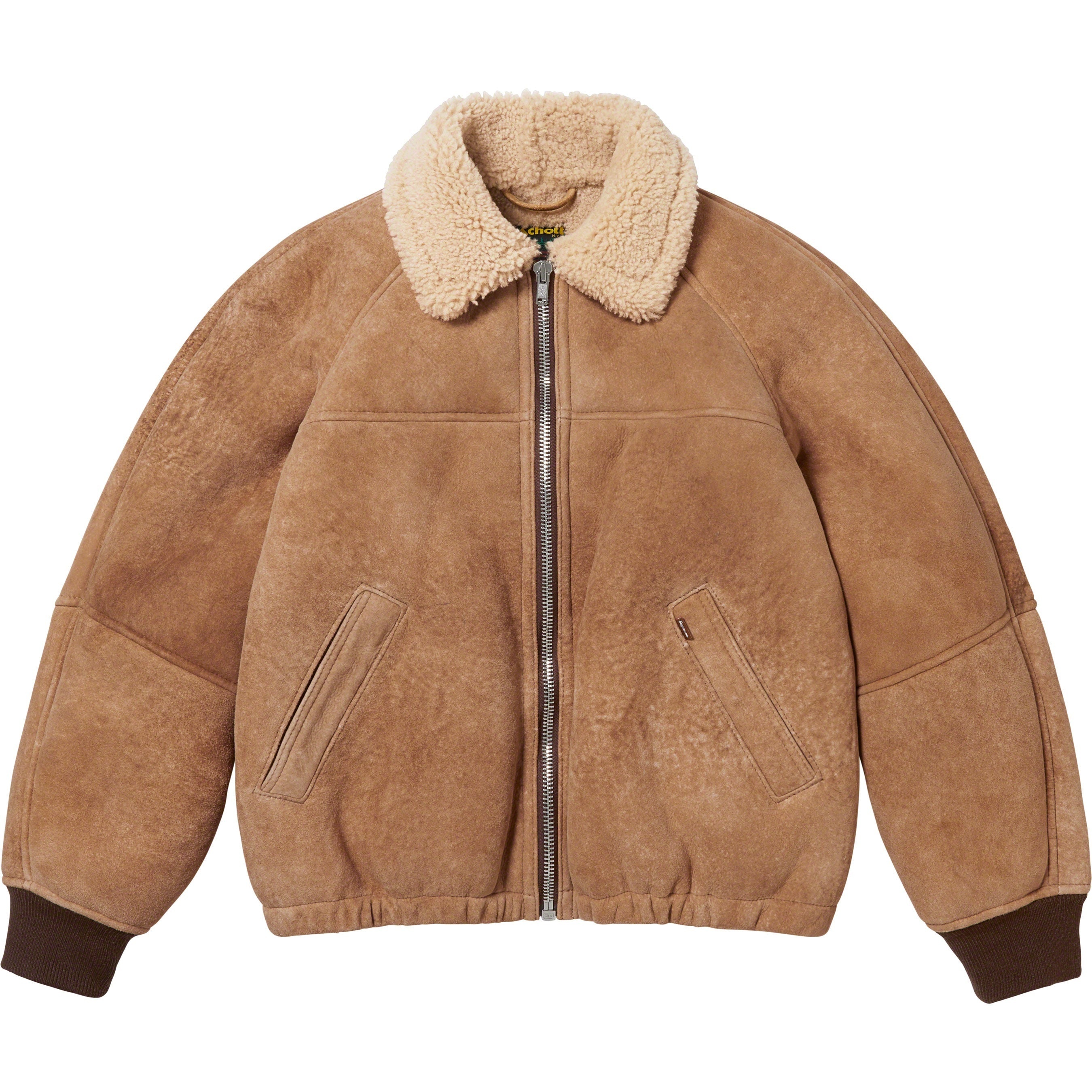 Supreme®/Schott® Shearling Bomber Jacket view 3